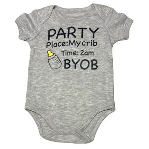 Baby Boy Girl Funny Romper Infant Bodysuit 0-3 Month Tee Shirt Funny Baby Gift
